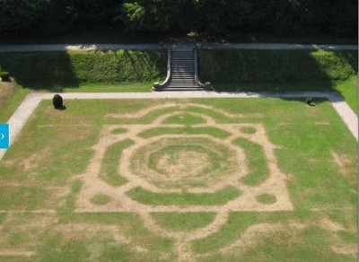 干旱中植被揭示古建筑遗迹的原因